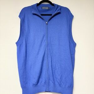 Paul Fredrick blue Vest Men's Size‎ XL